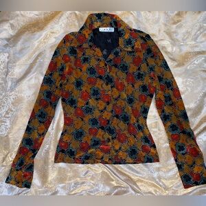 Rampage Clothing Vintage Top R wear boho retro flower blouse